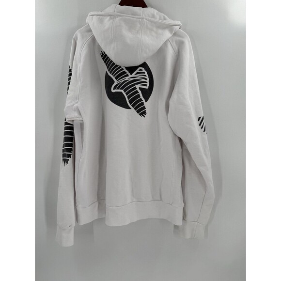 Hayabusa White Hoodie Jacket XXLARGE Imperfect See All Photos - Picture 1 of 10